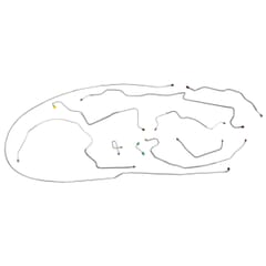 (1971) Brake Line Set - 2wd - Power